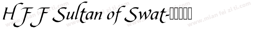 HFF Sultan of Swat字体转换